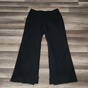BANANA Republic Harrison Wool Black White Stripe Dress Pants Size 6P